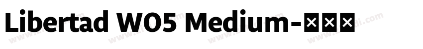 Libertad W05 Medium字体转换